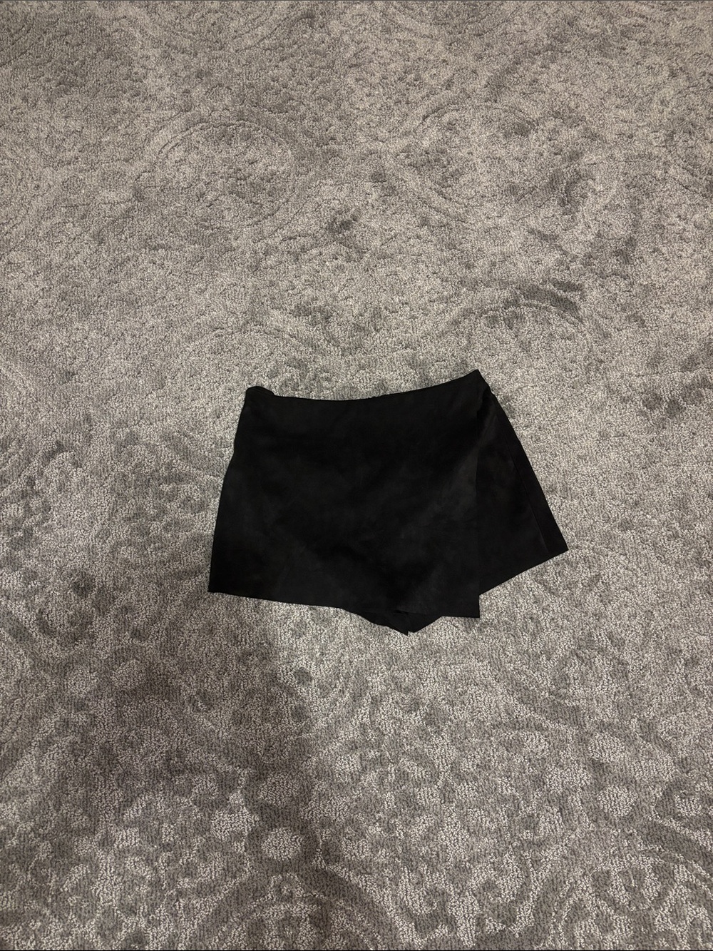 Black Velvet Skort